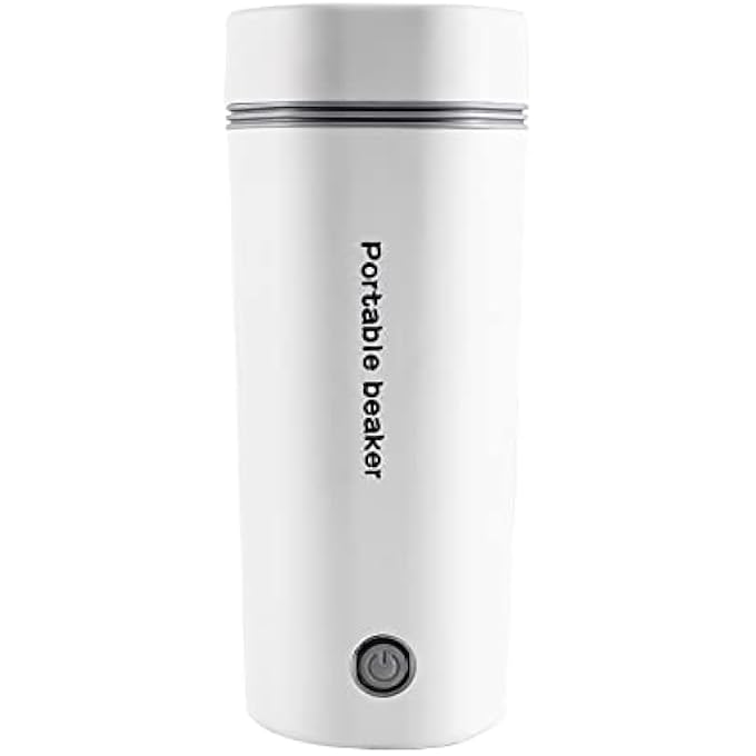 Eacam Electric Travel Kettle Small Portable Kettle For Boiling Water 350Ml Travel Beaker Tea Kettle Hot Water Boiler Stainless Steel Automatic Shut Off For Making Tea Coffee Milk - Image 1