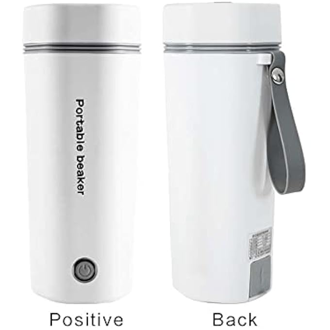 Eacam Electric Travel Kettle Small Portable Kettle For Boiling Water 350Ml Travel Beaker Tea Kettle Hot Water Boiler Stainless Steel Automatic Shut Off For Making Tea Coffee Milk - Image 3