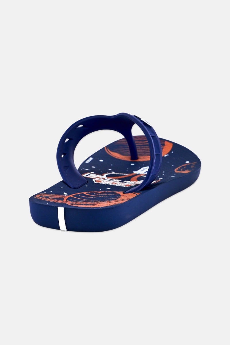 RIDER Kids Boy Street Joy Dedo Slip On Slippers, Navy - Image 3