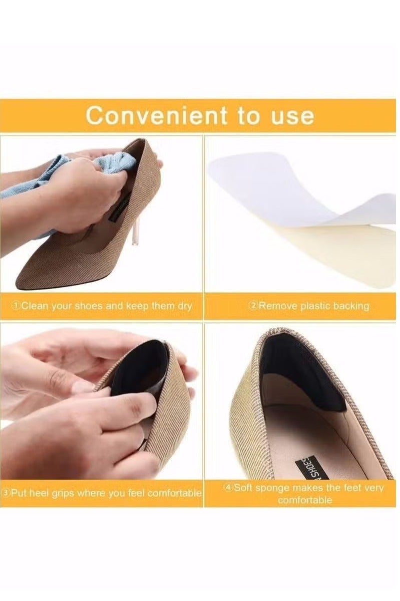 10 أزواج حشوات الأحذية ، كعب إدراج بطانات قبضة الكعب ، ونعال أحذية للنساء الرجال ، وسادات وسادة الكعب العالي ، وملء حشو إصبع القدم القابل للتعديل إدراج النعال الأمامية ، وسائد القدم ، وإدراج إصبع القدم للأحذية الكبيرة جدا - Image 3