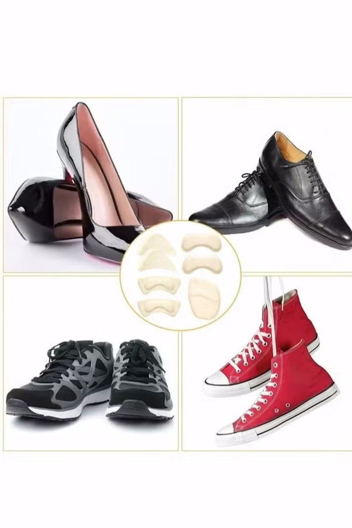 10 أزواج حشوات الأحذية ، كعب إدراج بطانات قبضة الكعب ، ونعال أحذية للنساء الرجال ، وسادات وسادة الكعب العالي ، وملء حشو إصبع القدم القابل للتعديل إدراج النعال الأمامية ، وسائد القدم ، وإدراج إصبع القدم للأحذية الكبيرة جدا - Image 4