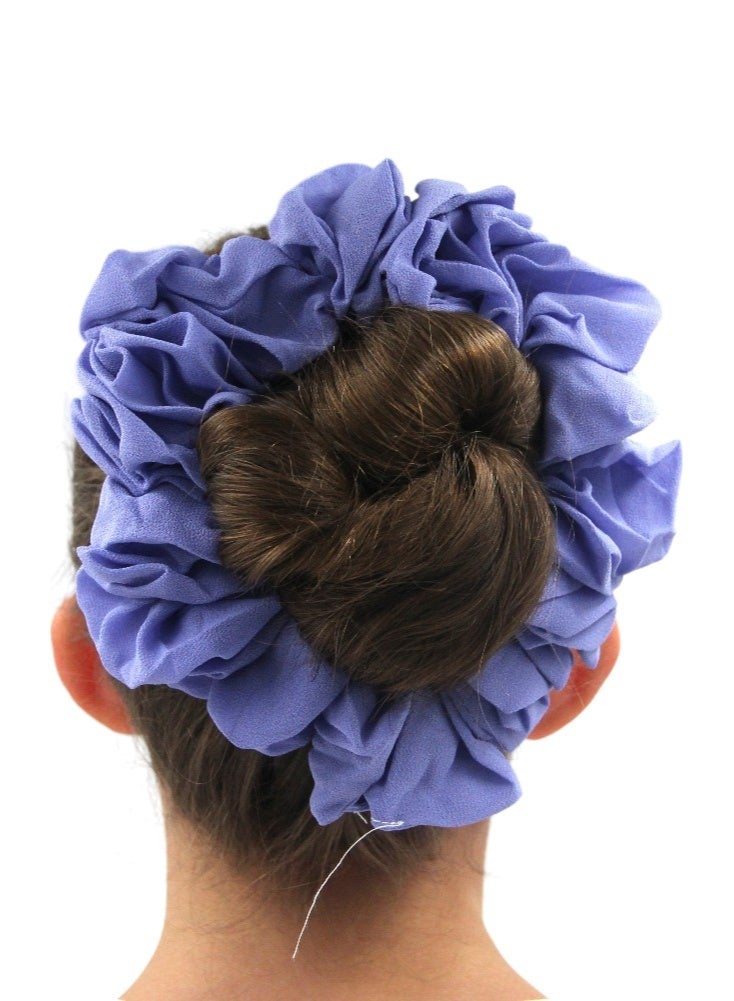 D'Daniela - Elastic Volumizing Hijab Scrunchie Tie Bun - Violet - Image 3