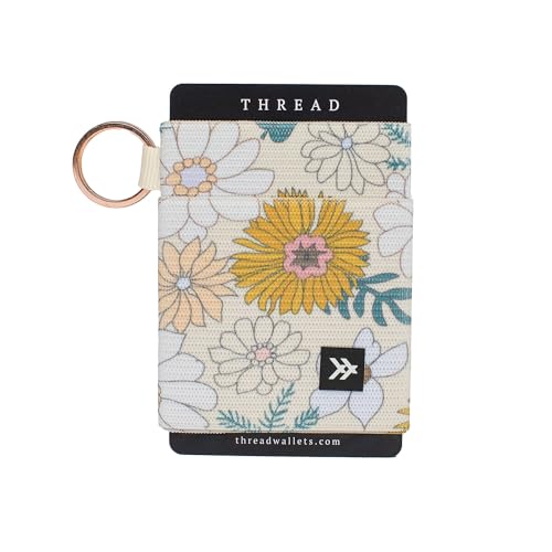 Thread Wallets محافظ ثريد الرفيعة للغاية للبطاقات للرجال والنساء (بلوسوم، مقاس واحد) - Image 1