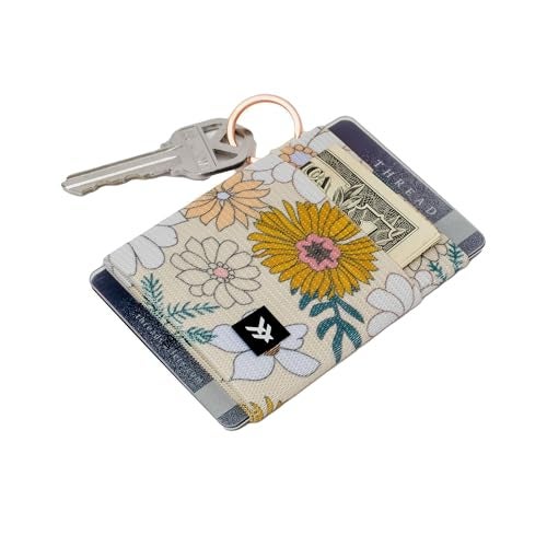 Thread Wallets محافظ ثريد الرفيعة للغاية للبطاقات للرجال والنساء (بلوسوم، مقاس واحد) - Image 2
