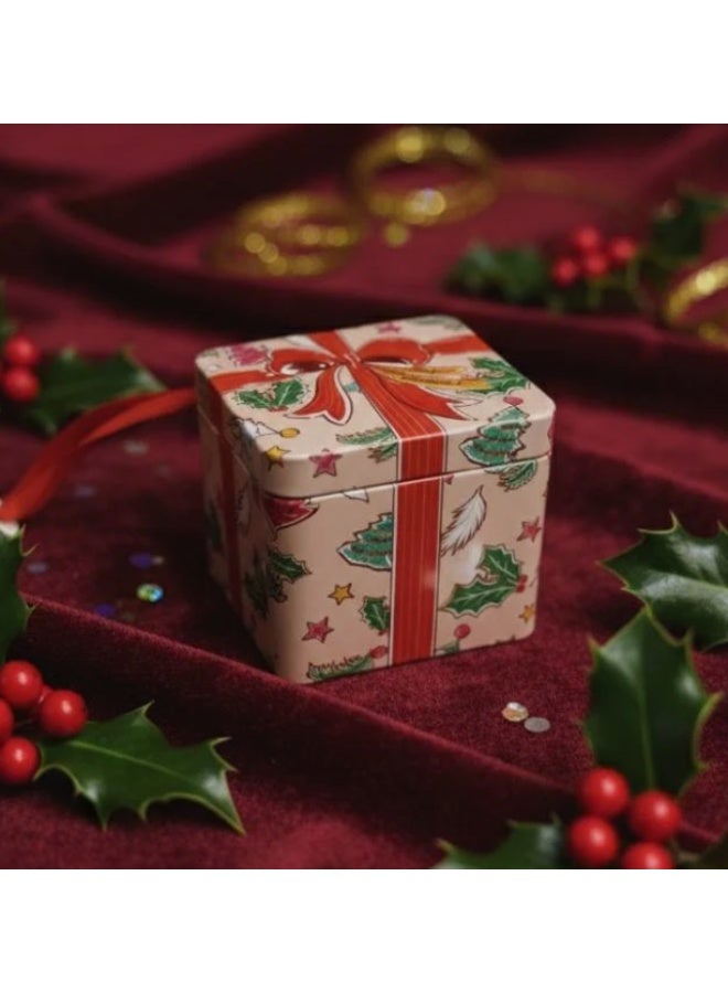 AKDC 8cm Pink Square Candy Box | Cute Mini Christmas Gift Holder for Holiday Treats - Image 1