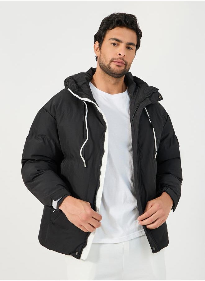 Quilted Hooded Puffer Jacket with Contrast Zip Panel Detail - pzsku/Z81B631A0B844B5DFA218Z/45/_/1732177911/25932294-4014-4507-9479-a20a2cf29150