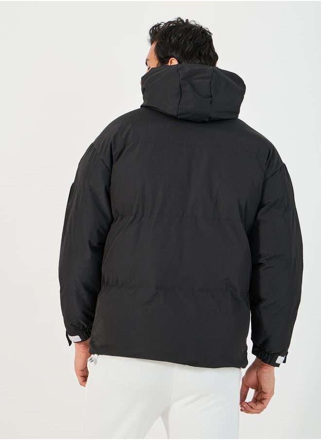 Quilted Hooded Puffer Jacket with Contrast Zip Panel Detail - pzsku/Z81B631A0B844B5DFA218Z/45/_/1732177912/bb790f3e-3c3b-445d-adce-e673c4bdcfed