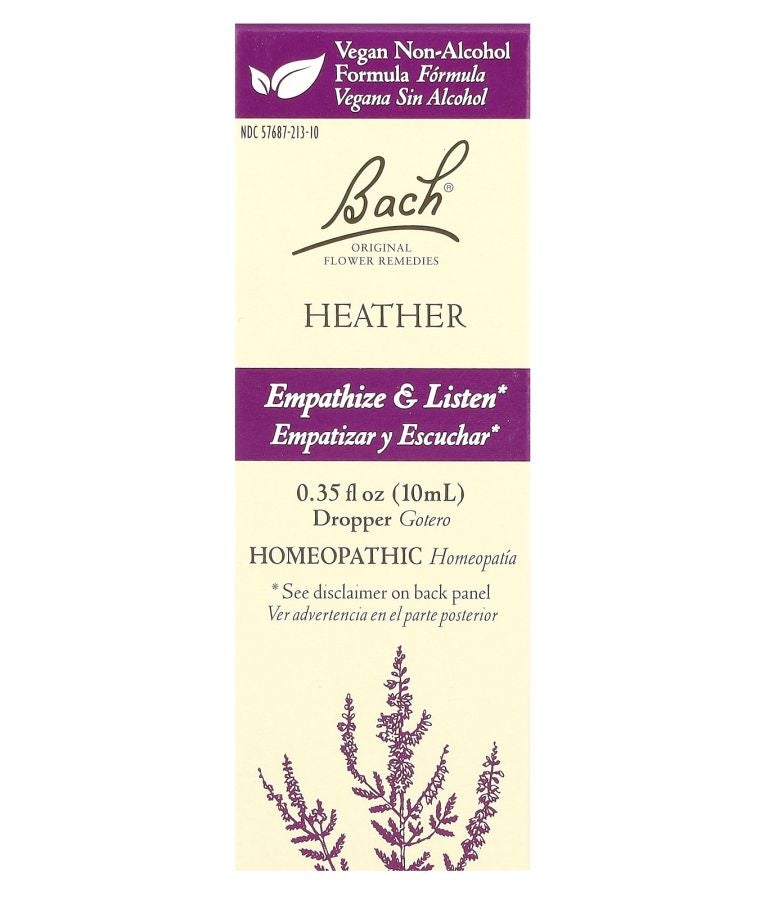 Bach Original Flower Remedies Heather 0.35 fl oz (10 ml)