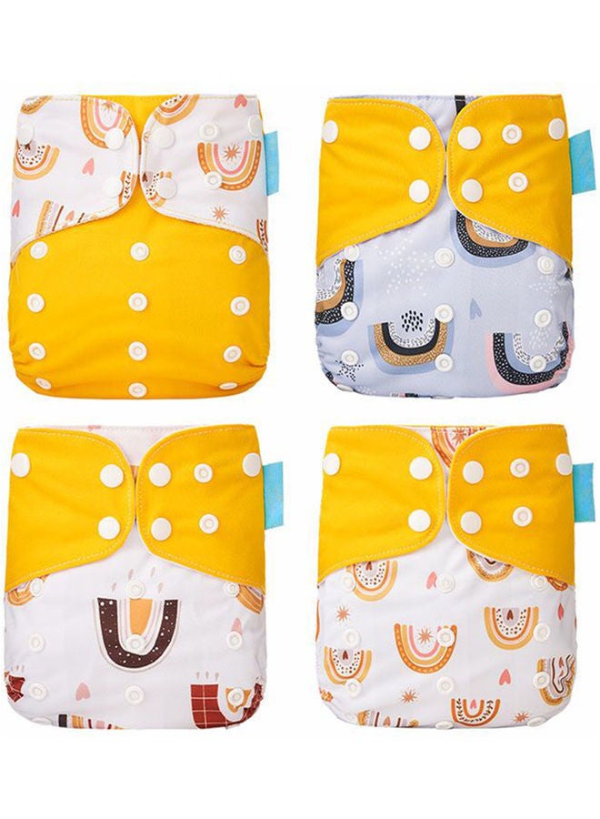 NIBEMINENT 4-Piece Washable Cloth Diaper Set - Image 1