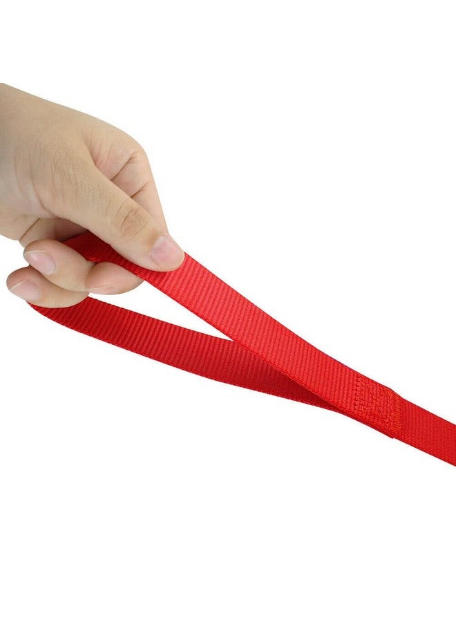 مقود عاكس من النايلون المتين مقاس 15 مم مع مجموعة حزام نايلون قابلة للتعديل مقاس 0.5 بوصة مثالية للمشي في الهواء الطلق للكلاب الصغيرة والجراء - Image 3