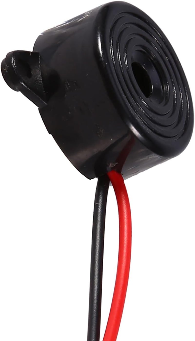 Haofy 3-24V Buzzer, 85-95dB Active Piezo Electronic Alarm Buzzer Continuous Sound Beep, with 100mm Cable Length, for Computers Printers Photocopiers - Image 2