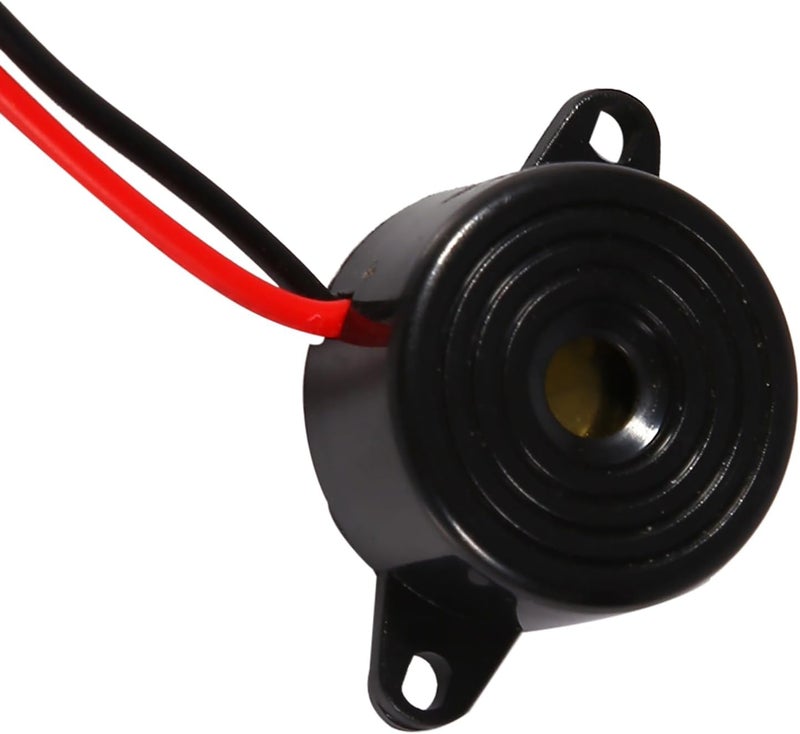 Haofy 3-24V Buzzer, 85-95dB Active Piezo Electronic Alarm Buzzer Continuous Sound Beep, with 100mm Cable Length, for Computers Printers Photocopiers - Image 4