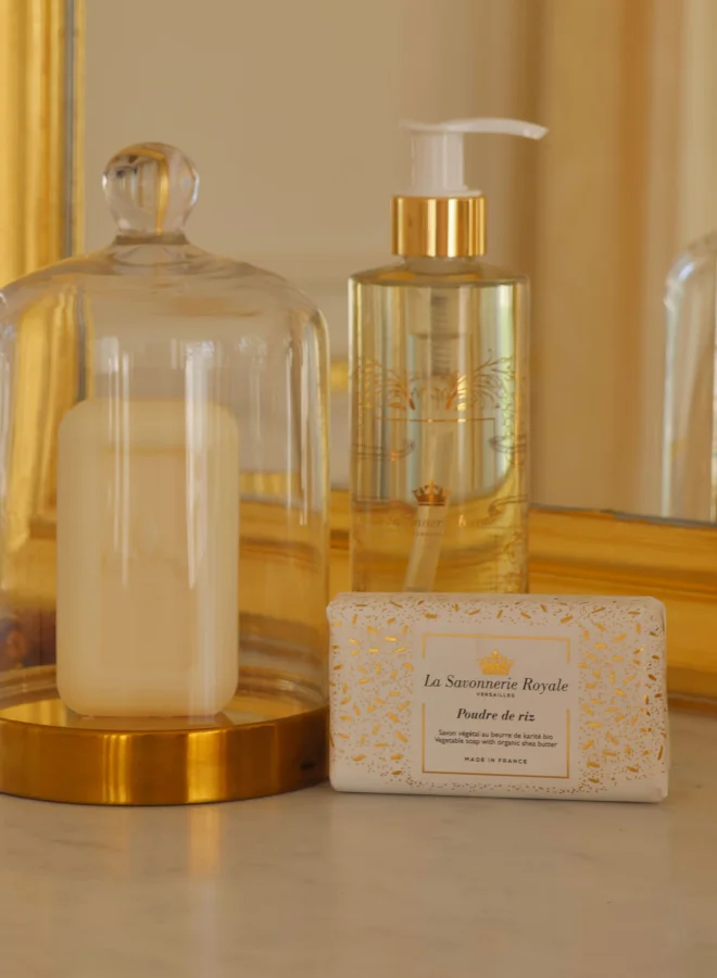 La Savonnerie Royale 195ml Poudre de riz Liquid hand soap Glass bottle