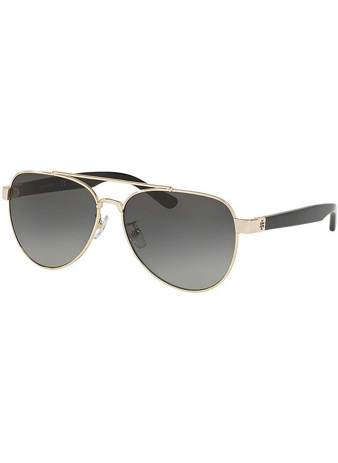 Tory Burch - Ty6070 Sunglasses 32711157 Lt Grey Gradient Ty607032711157 - Image 1