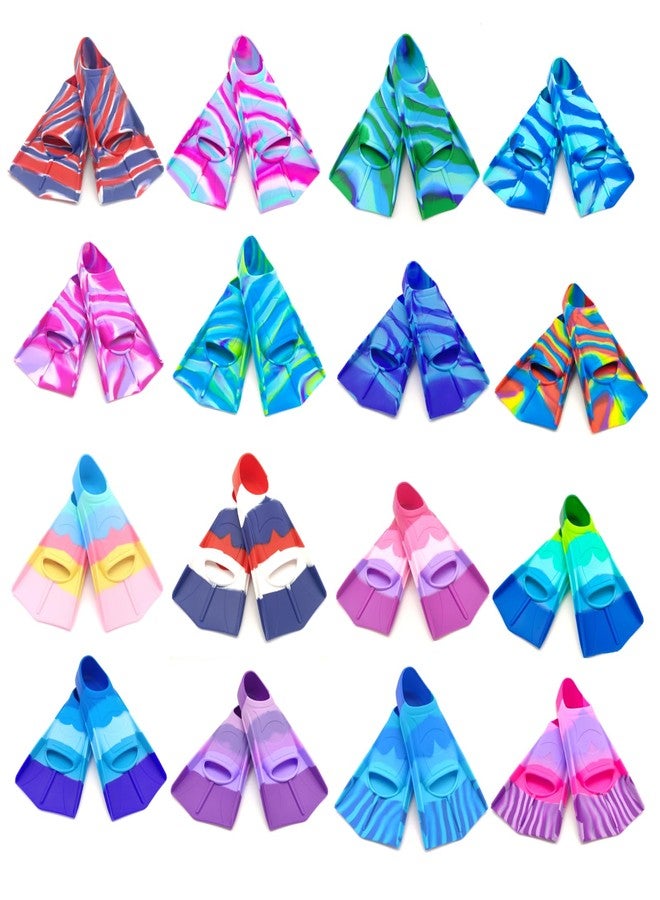 Gugmoy Swimming Training Fins,Kids Swim Fins,Comfortable Swimming Flippers Suitable for Children,Beginners,Girls,Boys,Adults (XXXS, 2C-Rosered) - Image 3
