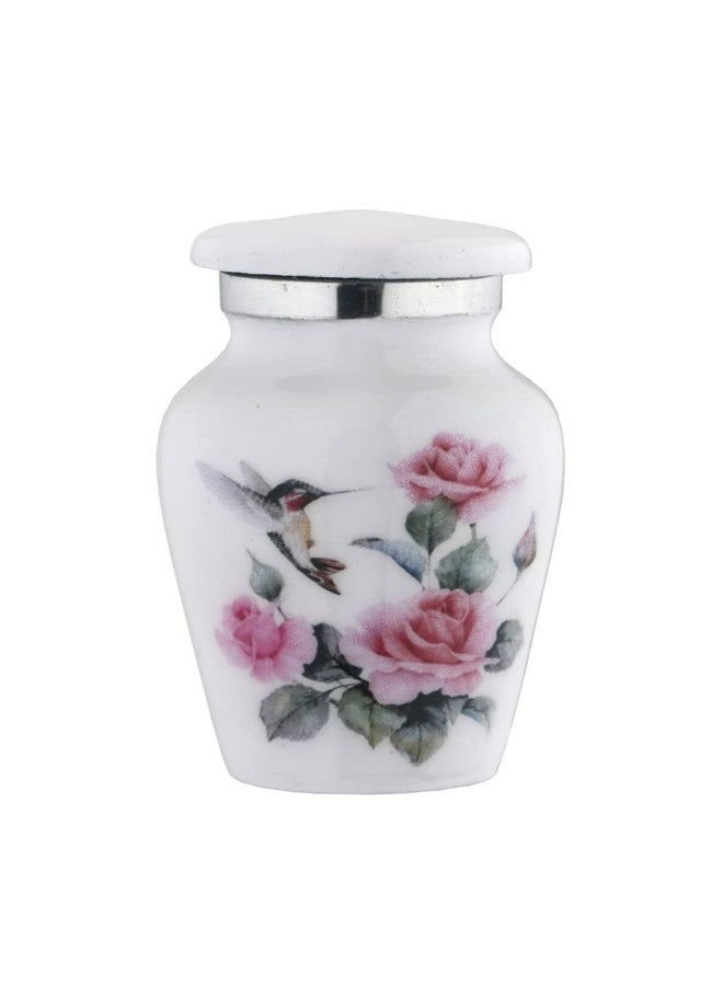 BOLD & DIVINE Keepsake Cremation Urns for Human Ashes - Decorative Mini Urns Set of 4 Hummingbird, Aluminum Material, Urns for Ashes Adult Female and Male, Funeral Urns - Image 5