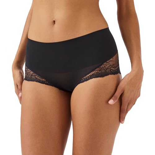 SPANX SPANXsmooth Undie-tectable Lace Hi-Hipster - For Core Control - Comfortable Lace Shapewear Underwear - No Visible Panty Lines - Very Black - Large - Image 3
