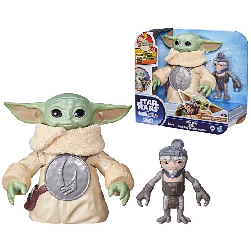 Star Wars The Mandalorian And Grogu Huggin' Grogu Interactive Action Figure Set (16.51 cm, Pack of 2) - Image 2