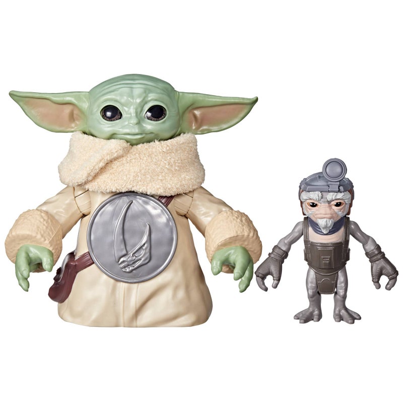 Star Wars The Mandalorian And Grogu Huggin' Grogu Interactive Action Figure Set (16.51 cm, Pack of 2) - Image 3