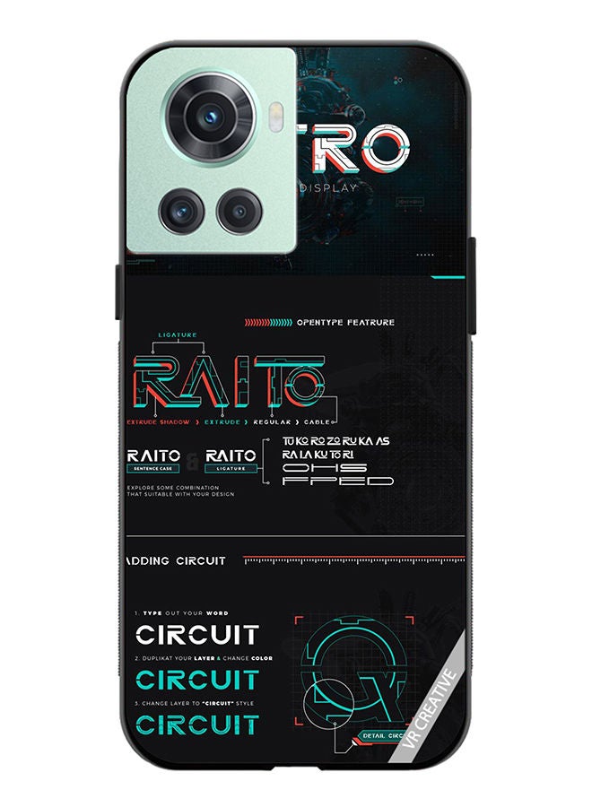 VR CREATIVE Protective Case Cover For OnePlus 10R Multicolour Design - Image 1
