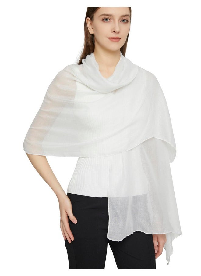 PANTONIGHT - Women'S Fashion Scarf Sparkling Evening Shawl Lightweight Wedding Shawl Head Scarf And Wraps For Party (2707) - Image 1