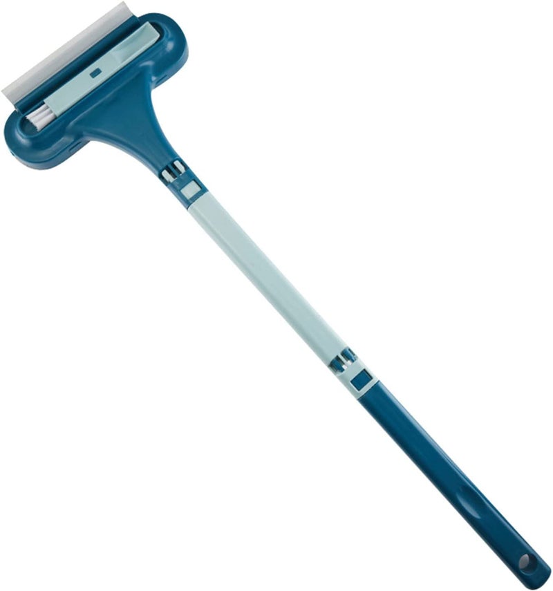 WOTOFY Multifunctional Screen Brush 2in1 Mesh Cleaning Wiper with Extended Handle DoubleSided Window Cleaner Net Cleaner Multicolor