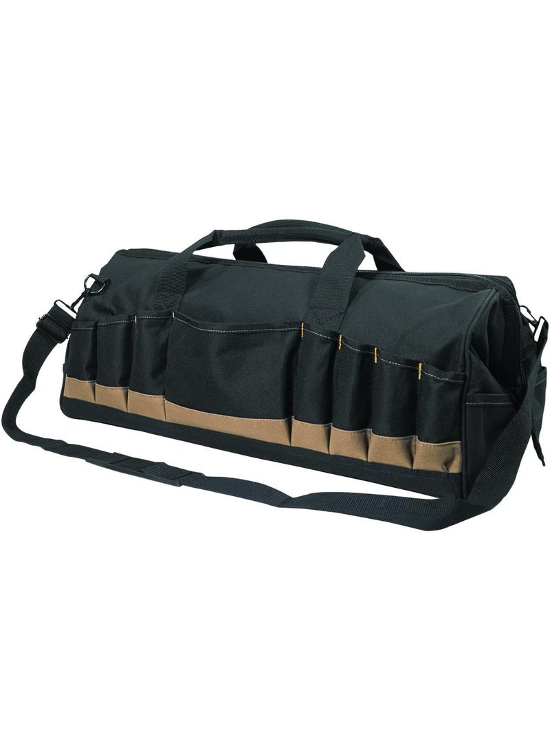 Custom Leathercraft CLC Custom Leathercraft 1164 24 In. Megamouth Tote Bag, 32 Pocket  - Image 1