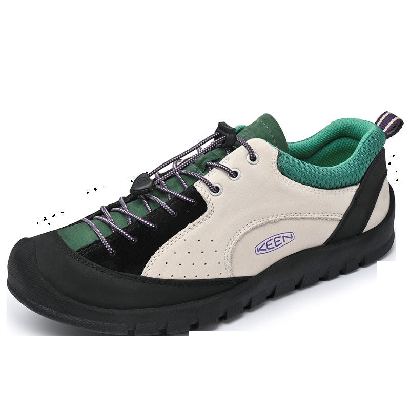 New Men'S And Women'S Sports Shoes, Outdoor Light And Fast Color Matching, Versatile British Travel And Camping Couple'S Mountaineering And Mountaineering Shoes, Comfortable - Image 1