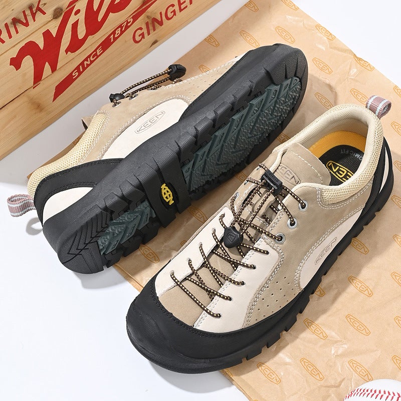 New Men'S And Women'S Sports Shoes, Outdoor Light And Fast Color Matching, Versatile British Travel And Camping Couple'S Mountaineering And Mountaineering Shoes, Comfortable - Image 4