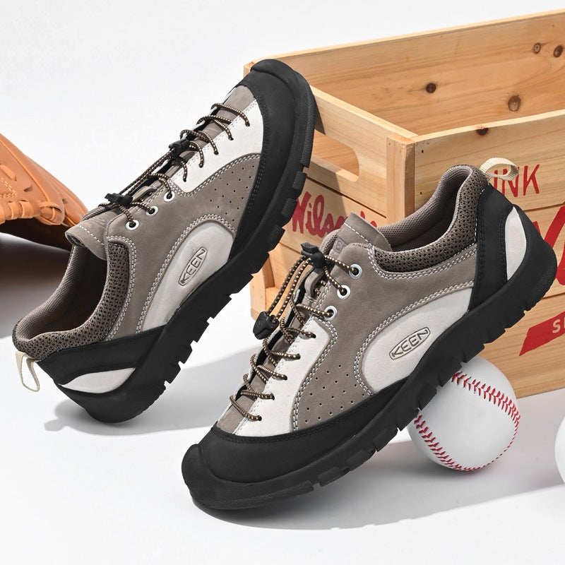 New Men'S And Women'S Sports Shoes, Outdoor Light And Fast Color Matching, Versatile British Travel And Camping Couple'S Mountaineering And Mountaineering Shoes, Comfortable - Image 5