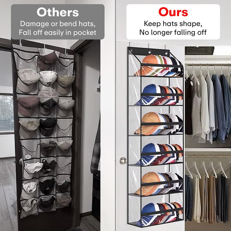 PRIME PICK 6Layer Back Door Shoe Hanging Organizer Nonwoven Transparent SpaceSaving Shoe Rack with Pockets Sturdy Hooks MultiPurpose Hanging Storage for Footwear Accessories Pack of1 - Image 5