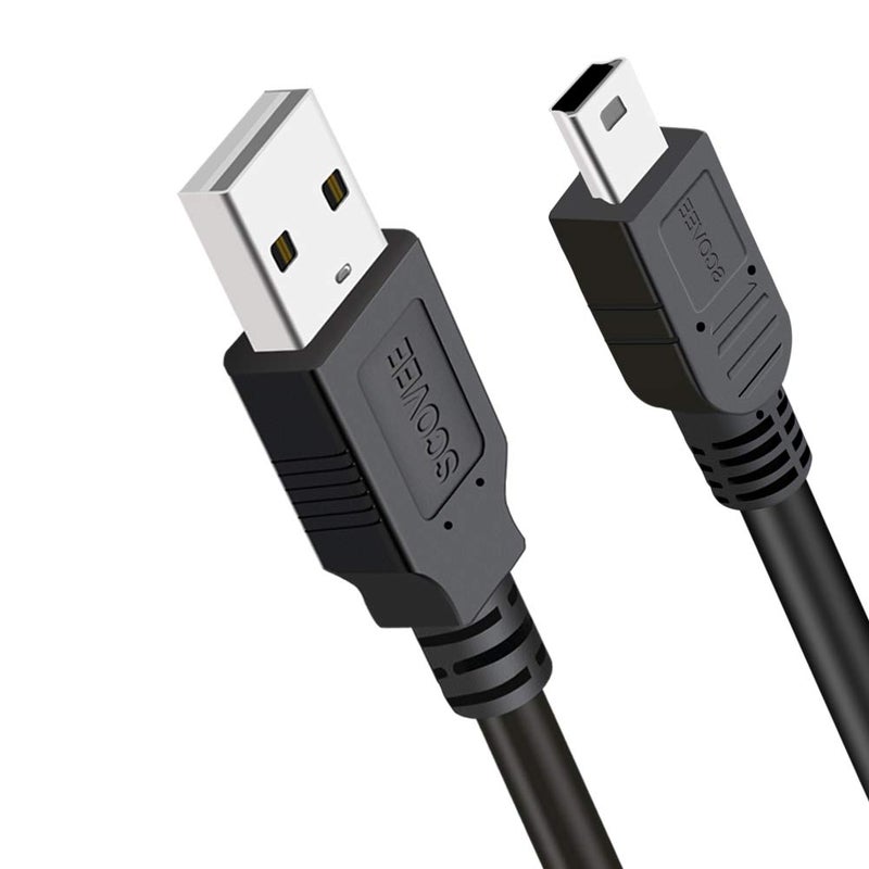 SCOVEE USB Charger Cord for TI-84 Plus CE Graphing Calculator,TI 89,TI-Nspire CX/CAS,TI84 Plus CE Charger Color/C Silver Edition,Charging Power Data Cable for Texas Instruments Calculator Replacement (3ft) - Image 4