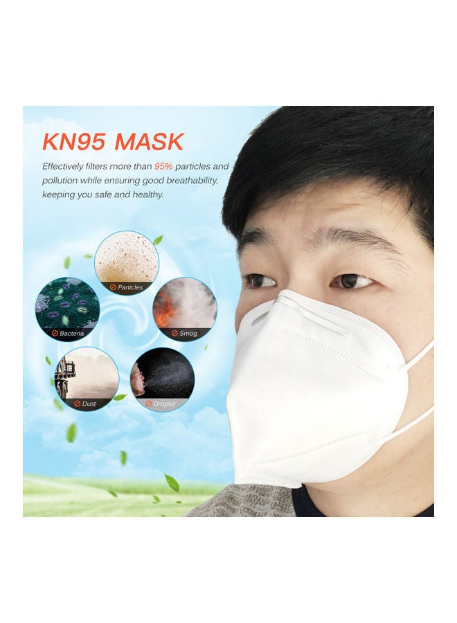 NIBEMINENT 10-Piece 4-Ply Disposable Face Mask - Image 3