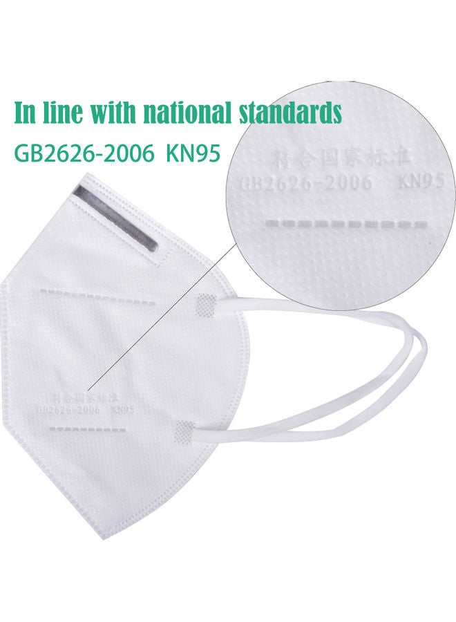 NIBEMINENT 10-Piece 4-Ply Disposable Face Mask - Image 2
