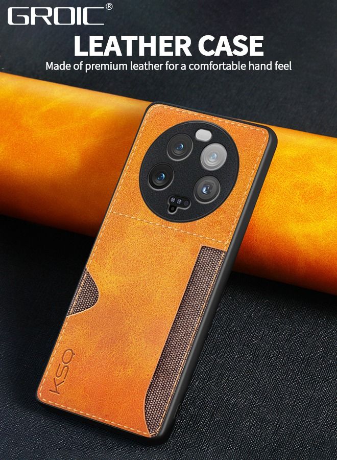 GROIC Case for Xiaomi 13Ultra 6.73 Inches Wallet Case, Slim Card Phone Protection Cover with Leather Holder Slot Design, Premium Design - Image 5