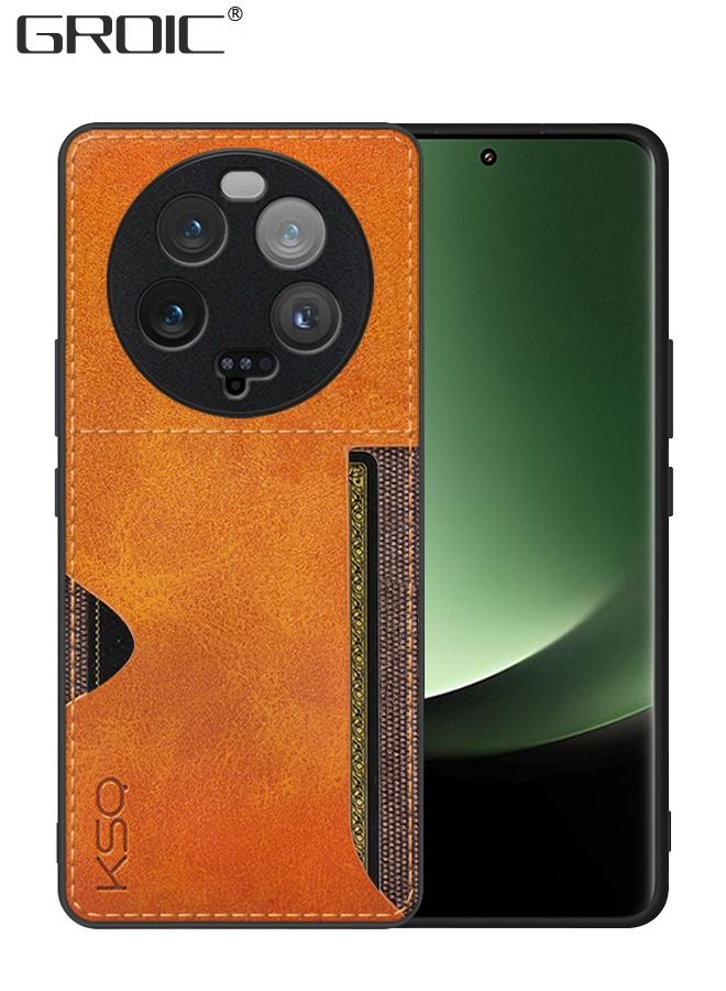 GROIC Case for Xiaomi 13Ultra 6.73 Inches Wallet Case, Slim Card Phone Protection Cover with Leather Holder Slot Design, Premium Design - Image 1