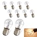 pinflaw Pack10 Car 1157 Brake Light Bulb P215W BAY15D Dual Contact High and Low Leg Energy Saving Halogen Lamp Replacement Shockresistant Antiglare Light Bulb Universal for Car Trucks White - Image 2