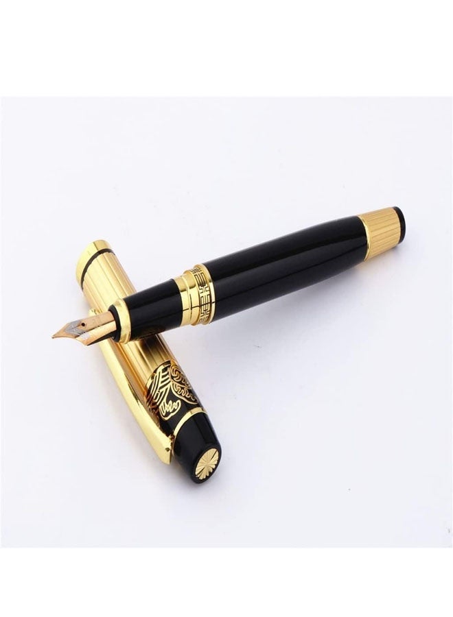 Black Business office Medium Nib Fountain  Pen - Image 4