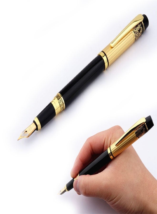Black Business office Medium Nib Fountain  Pen - Image 1