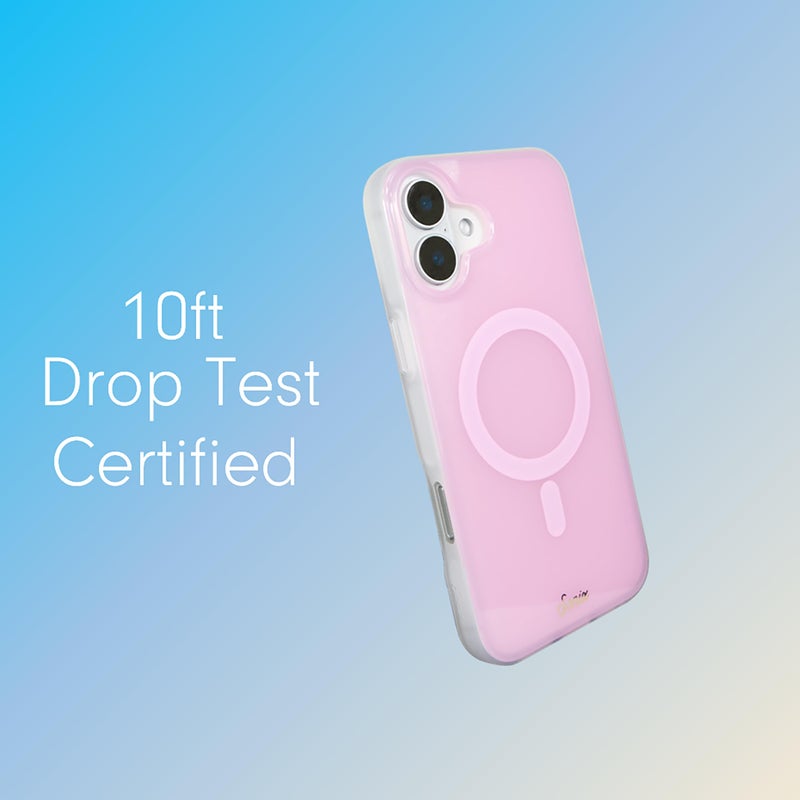 Sonix Case for iPhone 17 | Compatible with MagSafe | 10ft Drop Tested | Jelly Pink - Image 3