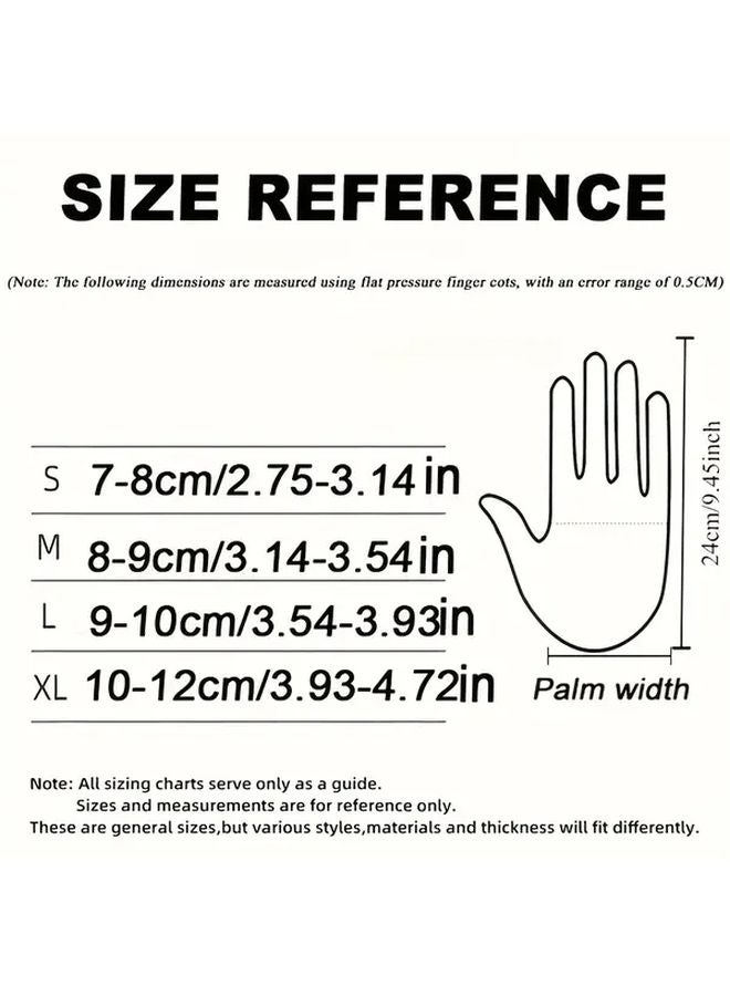 100 Pcs Black Disposable Nitrile Gloves XL Size For Household Cleaning Tattoo Hair Dye - Image 4