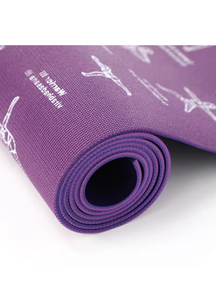 OASIS-TH Pilates pose Yoga mat Large size 173 x 61 x 0.6 cm Fitness Yoga Mat   Non Slip Workout Mat for Yoga, Pilates, Fitness, Barefoot Workouts, Home Gym Studio  - Image 3