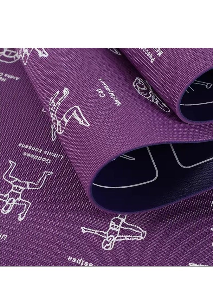 OASIS-TH Pilates pose Yoga mat Large size 173 x 61 x 0.6 cm Fitness Yoga Mat   Non Slip Workout Mat for Yoga, Pilates, Fitness, Barefoot Workouts, Home Gym Studio  - Image 4