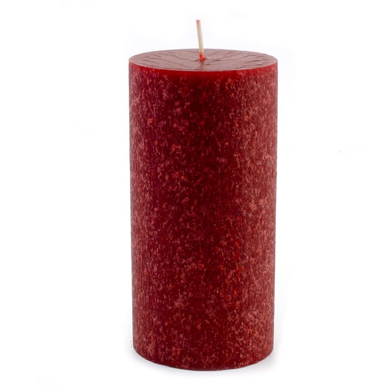 Root Candles 336703 Unscented Timberline Pillar Candle  3 x 6Inches Garnet