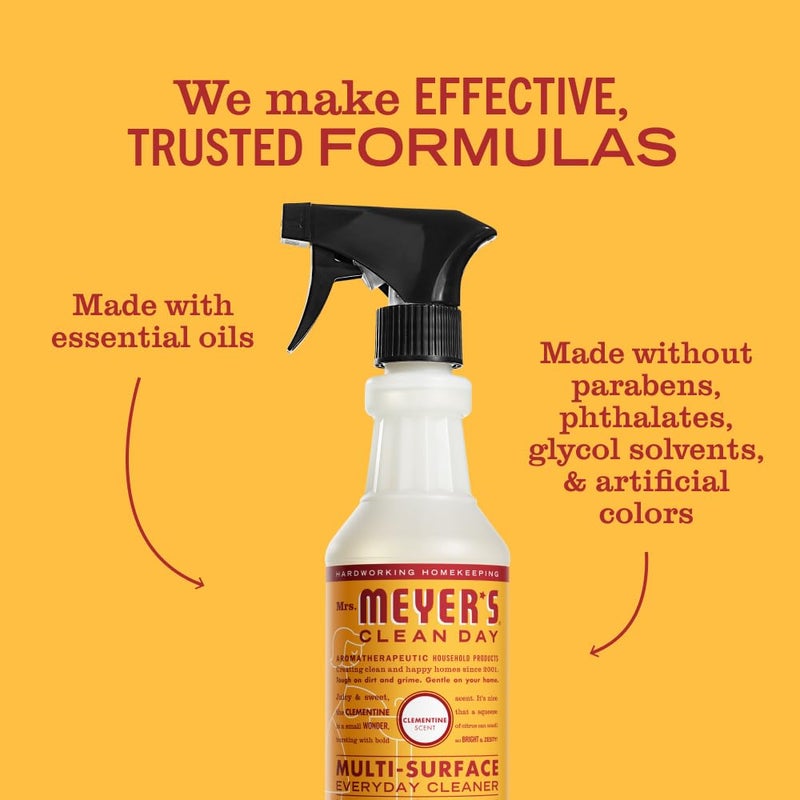 Mrs. MEYER'S Clean Day Multi-Surface Everyday Cleaner, Clementine Scent - Image 3