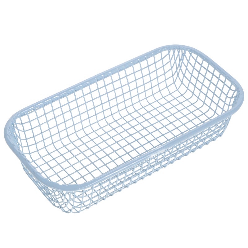 Wire Metal Basket For Organizing Decorative Storage Hollow Tray For Desk Kitchen Bathroom Small Iron Wire Basket Utensils Container - Image 5