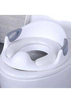 Juud Adjustable Kids Potty Training Seat for Toddlers with 3 Soft Cushion And Handles for Extra SafityToilet Trainer Backrest & Splash Guard-Fits Round & Oval Toilets for Boys & Girls  - Image 4