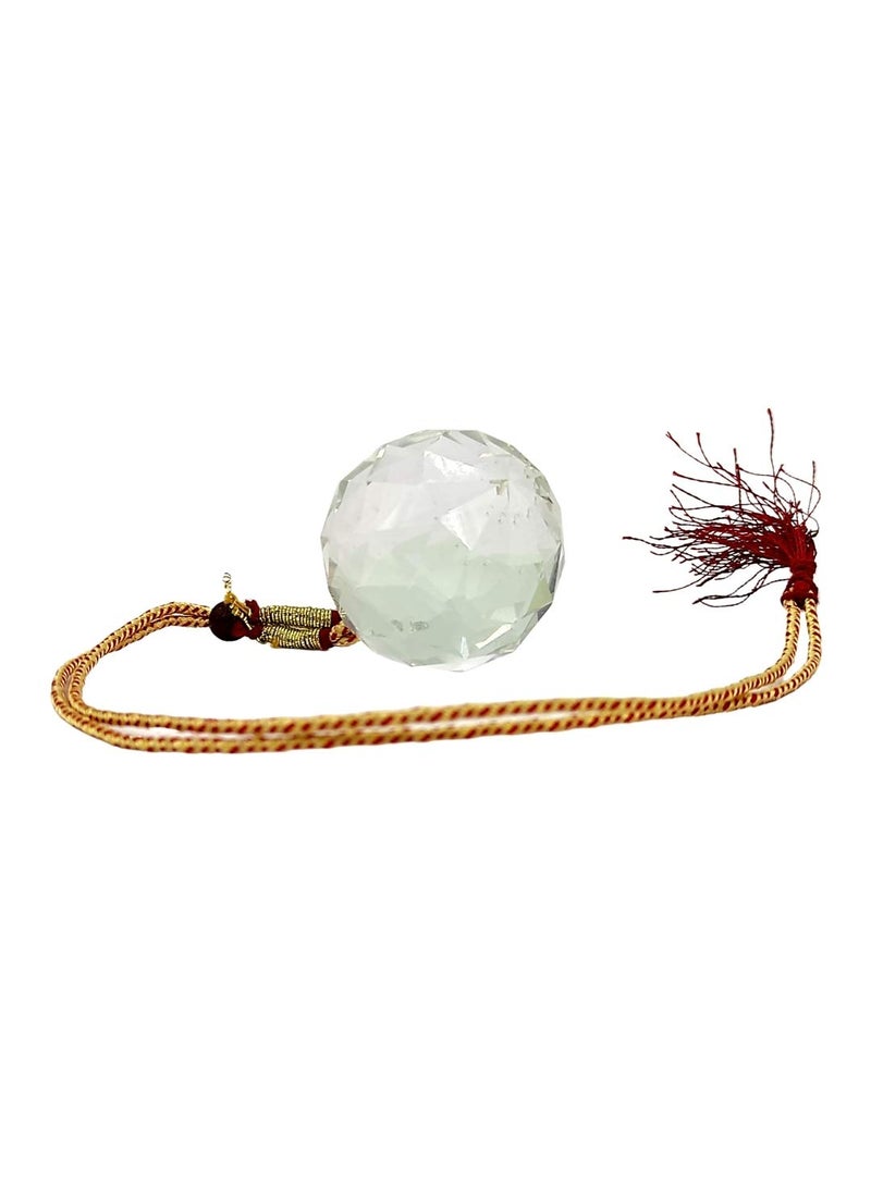 Plus Value Plus Value Feng Shui Vastu Hanging Crystal Ball for Positive Energy Good Luck Sun Catcher Photography Items for Home Office Balcony Door Window Decoration and Gifting Rainbow Glass 30mm 2pcs  - Image 2