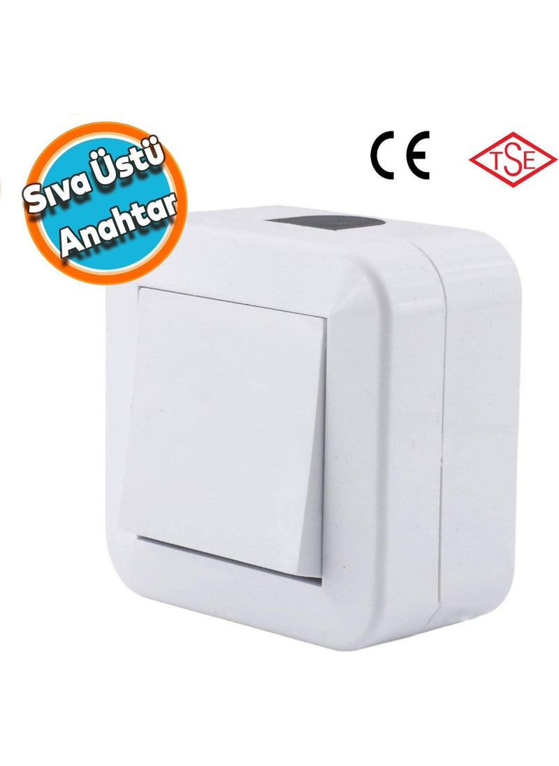 Nzb Surface Mounted Switch Button Nemliyer IP44 Electrical Switch Socket Surface Mounted Wireless  - Image 1