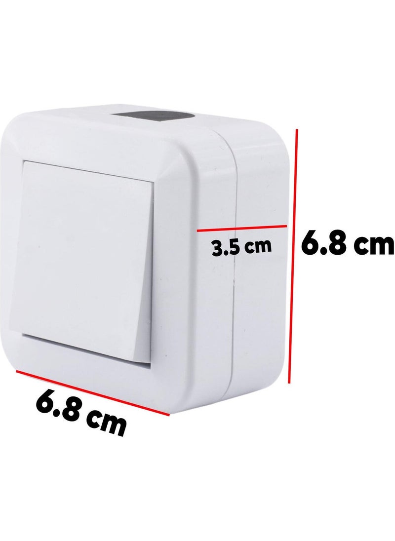 Nzb Surface Mounted Switch Button Nemliyer IP44 Electrical Switch Socket Surface Mounted Wireless  - Image 2